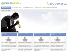 Tablet Screenshot of drugsabuse.org